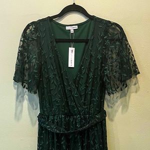 Baltic Born full length dress, size M in forest green.